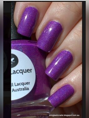 Lilypad Lacquer Polish-Popping Purple